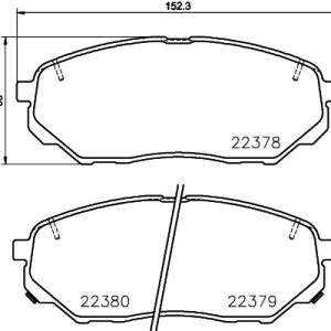 ÖN FREN BALATA KIA SORENTO 2.0L D4HA CRDİ 15- 58101C5A70