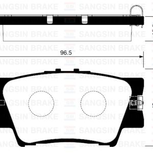 ARKA FREN BALATA TOYOTA RAV4 2.0L 1AZ-FE ACA30 ACA31 06-12 / RAV4 2.0L 1AD-FTV D4-D ALA40 12-