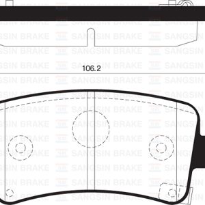 ARKA FREN BALATA OPEL INSIGNIA 1.6L 1.6L T 1.8L 2.0L CDTI 08- / SAAB 9.5 10- / MALIBU 2.0LD 2.4L 12- 1605366-542027-13237766-1605104