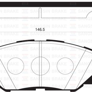 ÖN FREN BALATA TOYOTA RAV4 2.0L 1AZ-FE ACA30 06-12 0446542140-0446542180-04465YZZDY