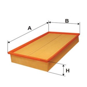 HAVA FİLTRESİ VOLVO S80 2.0 2.0T 2.4 2.5T 2.8T6 3.0 T6 1998-2006 350cm-217cm-58cm 9186361