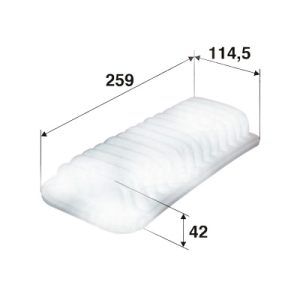 HAVA FİLTRESİ YARIS I 1.0 12V 99-06 -P107 05 C1 05 1.0 1780123030-1444.RG-1444.PV