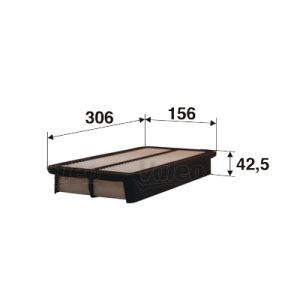 HAVA FİLTRESİ AVENSIS 2.0 D 99-03 CAMRY 2.5 V6 88-91 CARINA II 2.0 D 88-92 x 1780127010-1780164010