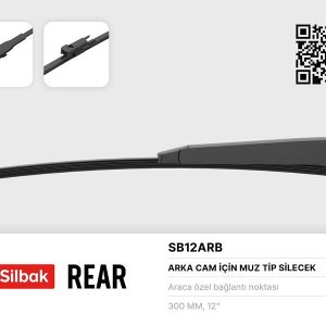 SİLECEK SÜPÜRGESİ ARKA MUZ TİPİ 300MM MERCEDES-BENZ GLA-CLASS 11/13