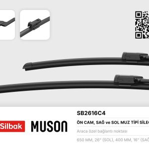 SİLECEK SÜPÜRGESİ 650/400MM MUZ TİPİ C-HR 10/16