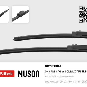SİLECEK SÜPÜRGESİ MUZ TİPİ 650/480MM C5 01-03 - PRIMERA II