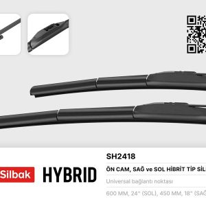 SİLECEK SÜPÜRGESİ 600/450MM MUZ TİPİ HR-V 06/15-İ30. CW FD. FGH 04/10-CEE D. PRO CEE D 02/10-SPO HYUNDAI ELANTRA VII SALOON CN7 03-20 UNIVERSAL