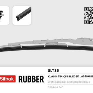 SİLECEK LASTİĞİ 350MM TEL TAKILAN