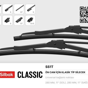 ARKA SİLECEK SÜPÜRGESİ 310MM FIESTA 02 08 FUISON 02 12 2S6J 17402 AB-AS6J 17402 AB