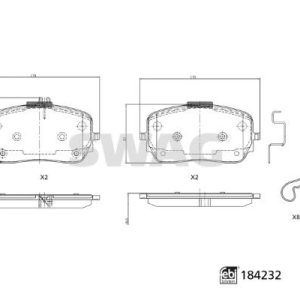 FREN BALATASI ON MERCEDES GLE-CLASS V167 18 A0004206803