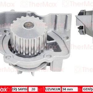 DEVİRDAİM PARTNER-BERLINGO 96 JUMPER-SCUDO 96-02 EXPERT 96 PA391 PA911 20 DİŞ-59.5mm-34m