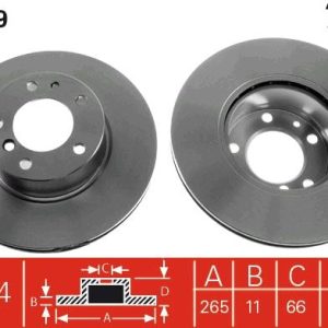 ARKA FREN AYNASI RENAULT LAGUNA 94 SAFRANE 92 2.0. 2.2TD 264.7x10.5x5DELİK