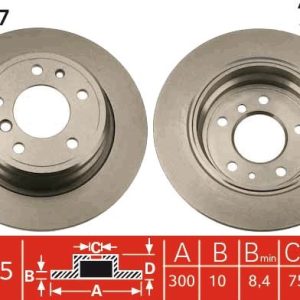 FREN DISKI ARKA BMW E34 90 95
