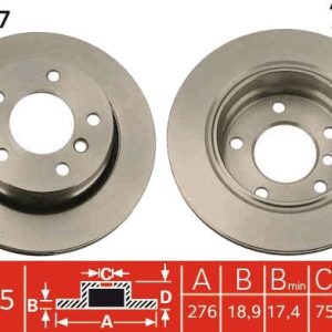 FREN DISKI ARKA HAVALI BMW E36 E46