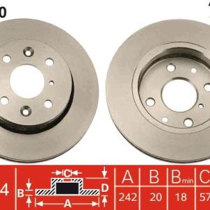 ÖN FREN AYNASI KIA SEPHIA 93-97 -SHUMA 96-01 DF4173