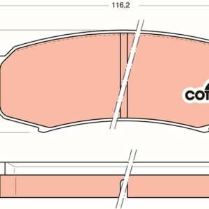ARKA BALATA PAJERO IV 3.2TD DİD 3.8 07 LAND CRUISER 84-93 0446660010-0449260010-WVA21947
