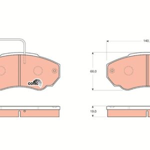 ÖN BALATA FİŞLİ DUCATO 02-06 BOXER 02-06 JUMPER 02-06 K.Ç TİP 1400 KG