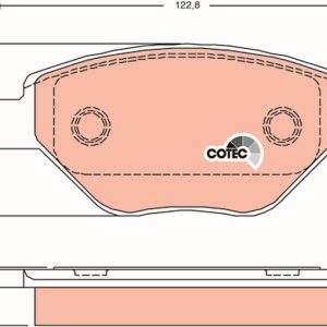 ÖN FREN BALATASI MEGANE II 02 08 1.4 54x122x18