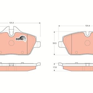 FREN BALATASI ON BMW E87 MINI R55 R56 R57 R58 F54