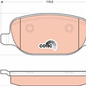 ARKA BALATA FİŞLİ ALFA 159 1.8MPİ 1.9JTS 1.9JTDM 2.2JTS 05-11.11 BERRA 06 SPIDER 06 GDB1650