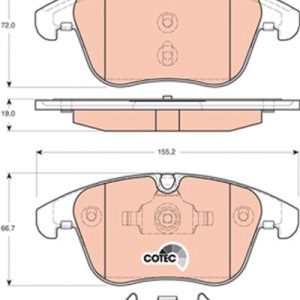 FREN BALATASI ON JAGUAR S-TYPE II X200 XF I X250 XJ X350. X358 XK II X150