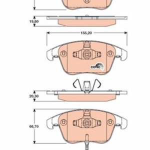 ÖN BALATA TIGUAN-Q3 10 GDB1762