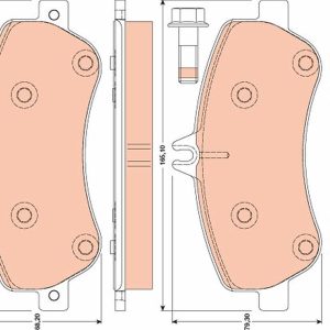 FREN BALATASI ON MERCEDES GLK-CLASS X204 09 15