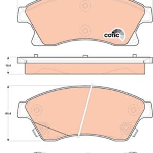 ÖN BALATA 15 INC ASTRA J 1.3 CDTI-1.4-1.4 TURBO-1.6 1.7 CDTİ 2.0CDTİ 10 AVEO 11 CRUZE 11