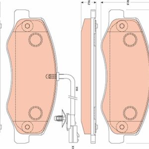 FREN BALATASI ARKA RENAULT MASTER III 10 OPEL MOVANO B 10 2.3dCi ÇİFT TEKER KARSAN JEST