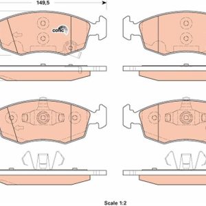 ÖN BALATA PANDA 0.9 12 1.2 12 1.2LPG 12 1.3D MULTIJET 12 14 LANCIA YPSILON 1.2 1.3D 11