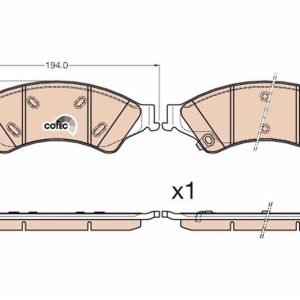 ON FREN BALATASI RANGER TKE 2.2TDCI / 3.2TDCI 4 4 12 /