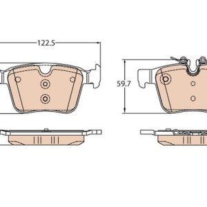 ARKA BALATA VOLVO S90 16 V90 V60 XC60 XC90 14 JAGUAR XE LANDROVER DISCOVERY RANGEROVER EVOQUE 14 17 İNÇ JANT 32287446