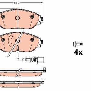 ÖN BALATA A3 12 LEON 15 OCTAVIA 14 SUPERB 15 GOLF VIII PASSAT 14 TIGUAN 16