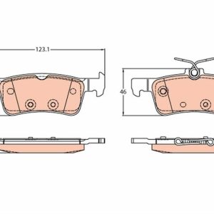 DİSK FREN BALATASI ARKA AKS FIESTA VII 2017-