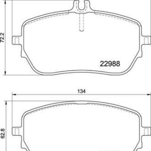 FREN BALATASI ON MERCEDES W177 W247 C118
