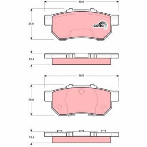 ARKA BALATA CIVIC 1.6İ 1.6 VTI 94/00 HONDA JAZZ 08 ACCORD III 85-89
