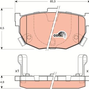 ARKA BALATA ELANTRA 2.0-1.8-1.6 2.0 CRDİ 96 01 7.06 COUPE 1.6I 16V 97-02 -2.0 02 8.09