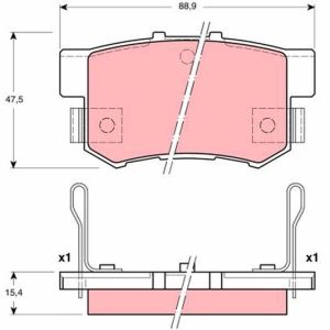 ARKA BALATA CIVIC 1.8 İ-VTEC 12 ACCORD 2.0İ 98-03 ACCORD 2.0 2.2.4 2.03 INTEGRA 1.8 97-10/01