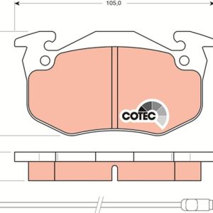 ÖN BALATA RENAULT R5 72 85 CLIO I 91 98 EXPRESS 85 92 TWINGO I 93 07 FİŞLİ