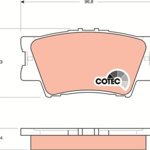 ARKA BALATA TOYOTA RAV 4 2.0 2.0VVTİ 2.0D-4D 2.2D-4D 06 12 CAMRY 06-11