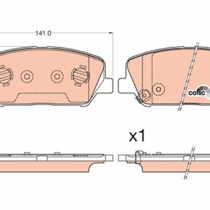 ÖN BALATA HYUNDAI İ30 11 İ30 CW 12 İ30 COUPE 13 KIA CEED 1.4-1.6 GDİ-1.4 CRDİ-1.6 CRDİ