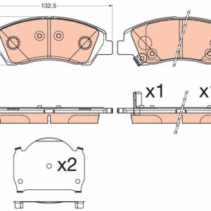 ÖN BALATA HYUNDAI İ10 1.0-1.2 13