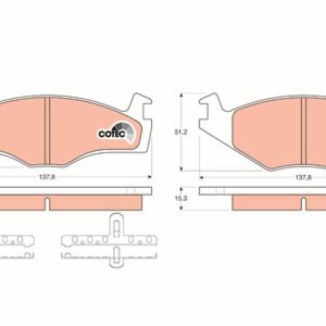 ÖN BALATA GOLF II 76/91 JETTA II 78/91 PASSAT II 81/88 CORDOBA İBİZA 93/96
