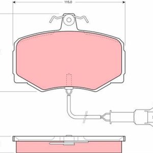 x ÖN BALATA JAGUAR XJ 40 SOVERING 2.9 86-90 3.5 3.6 5.3 85-92