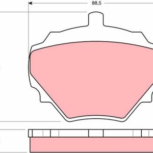 FREN BALATASI ARKA DEFENDER L316 DISCOVERY I LJ RANGE ROVER I