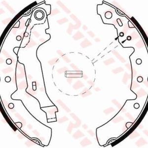 ARKA PABUÇ BALATA COROLLA E11 1.4 1.6 1.9D- 97-00 CARINA E-CORONA 99-02 GS8438 200x37