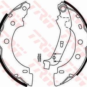 ARKA PABUÇ BALATA KNG 1.2-1.4 ENJ1.6.-1.9D 97 1.5DCİ 01 KUBISTAR 03-09 203x39