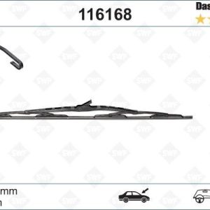 SILECEK SUPURGESI ON 640mm MERCEDES E-CLASS W210 S210 SWF