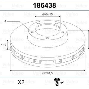 ÖN ÖN FREN AYNASI CIVIC IV V VI 1.4 1.5-1.6VTEC 1.7 90/05 ROVER 200 400 25 45 262x21x4DLxHAVALI 45251S6DE10-45251SK7A00-45251ST3E10