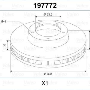 ÖN FREN AYNASI ADET VOLVO XC60 D3 D4 D5 2.4D 2.0T 3.2 T5 T6 2008 2017 CAP 328 X 5 BJN 31277342-31410568-31471034
